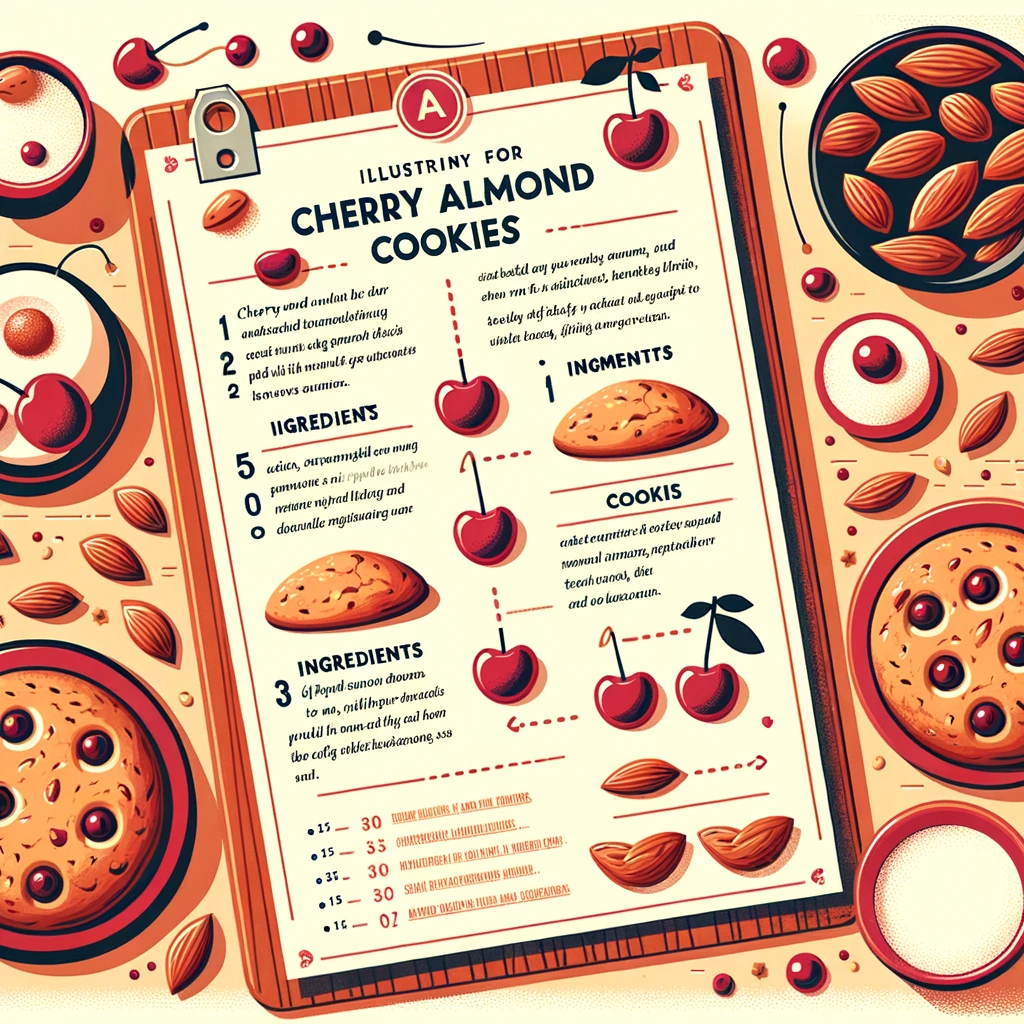 Cherry Almond Cookies Recipe