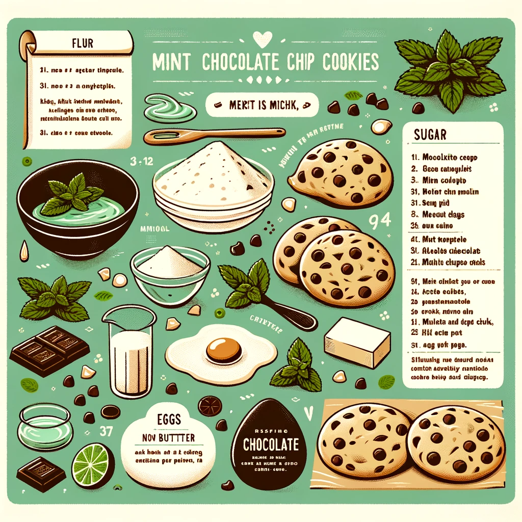 Mint Chocolate Chip Cookies Recipe