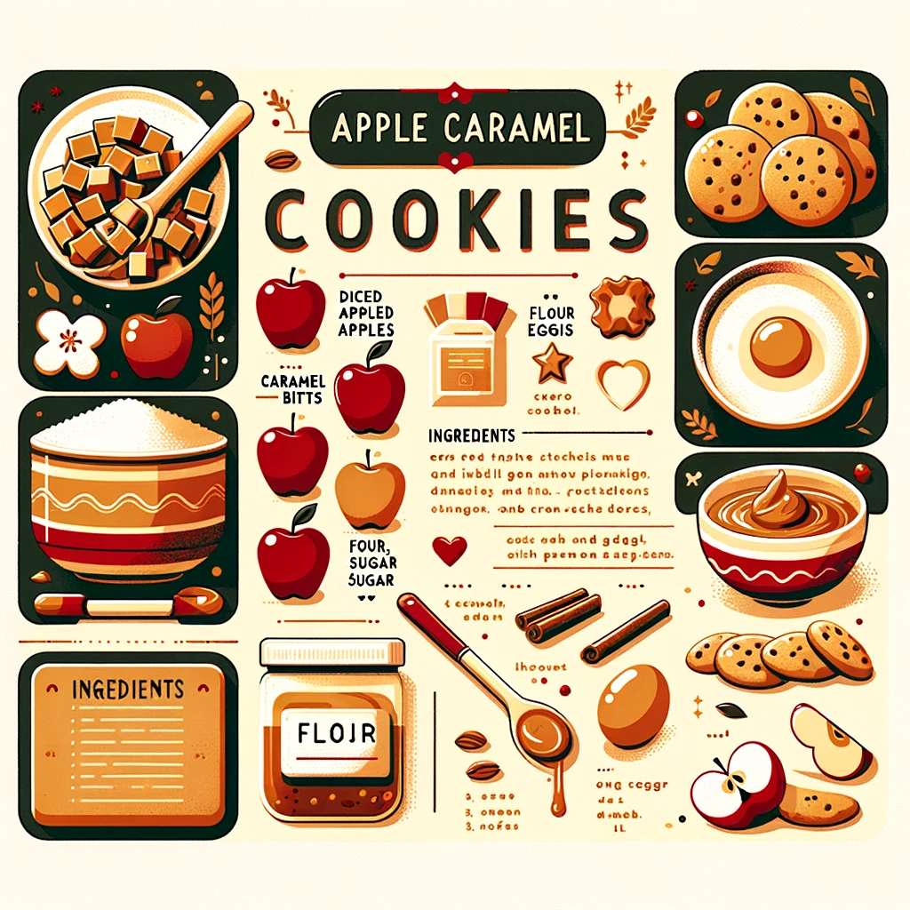 Apple Caramel Cookies Recipe