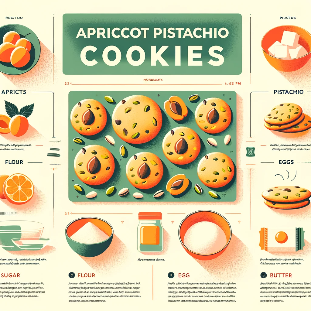 Apricot Pistachio Cookies Recipe