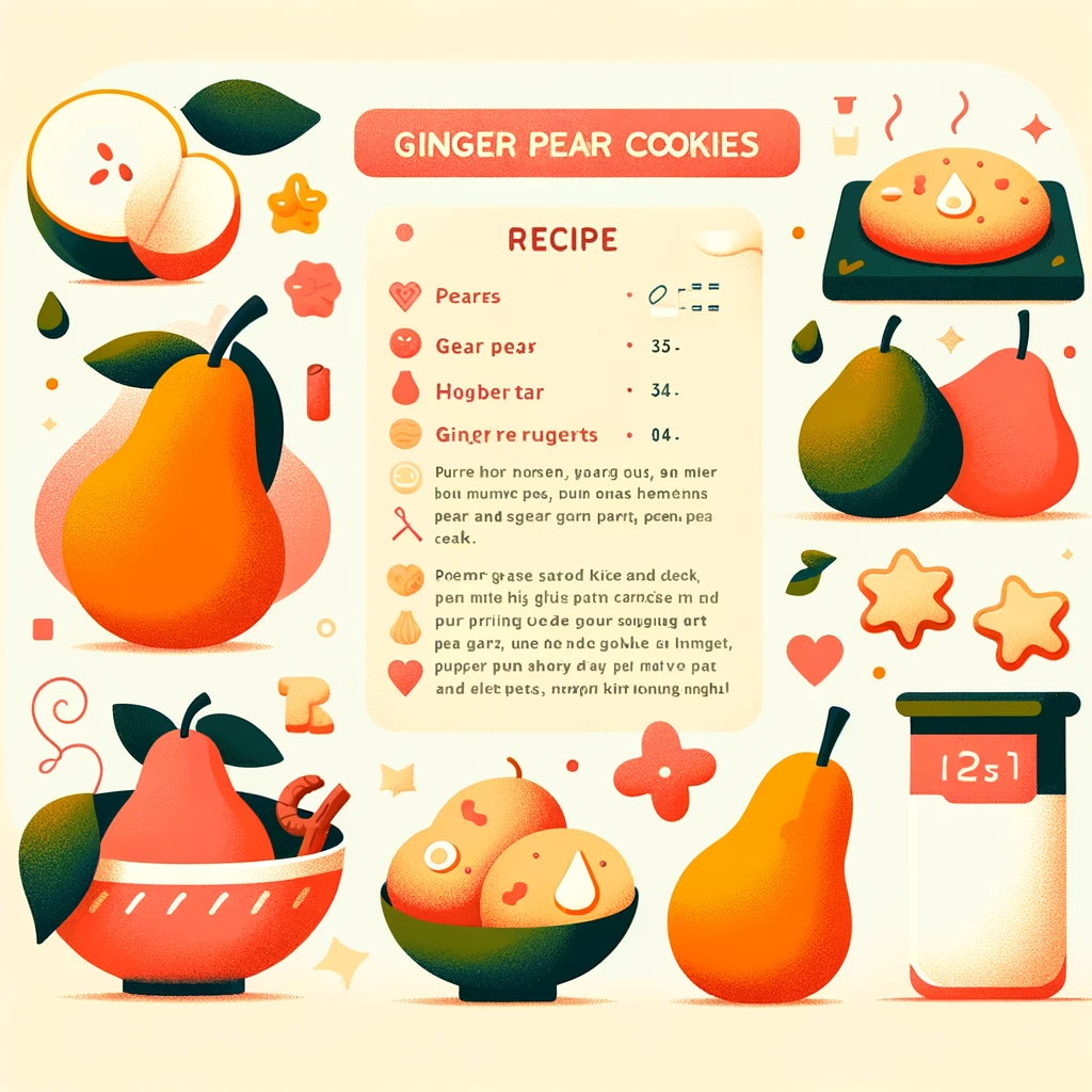 Ginger Pear Cookies Recipe