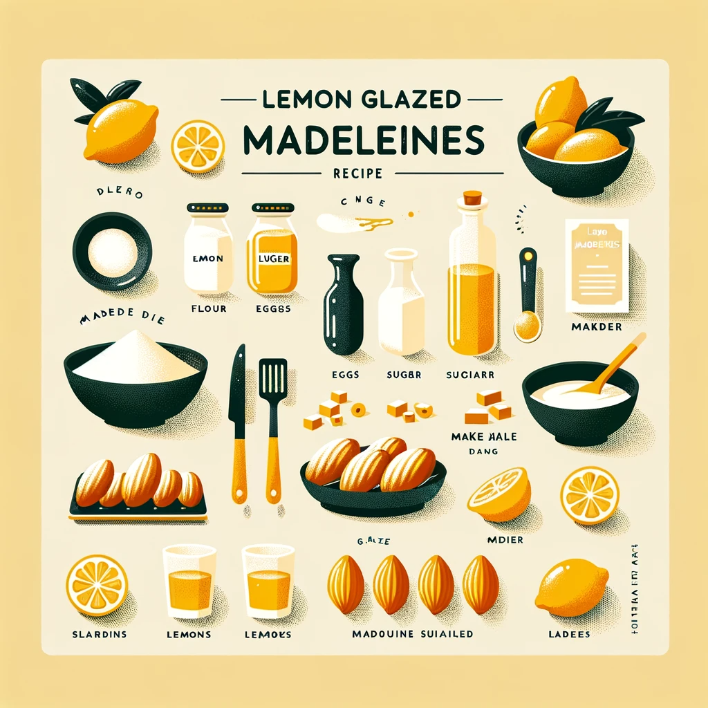 Lemon Glazed Madeleines Recipe