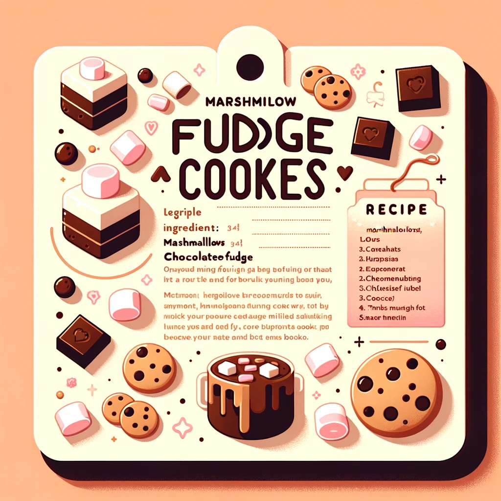 Marshmallow Fudge Cookies Recipe