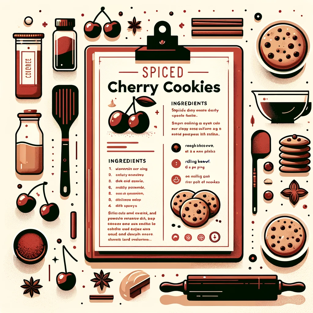 Spiced Cherry Cookies Recipe