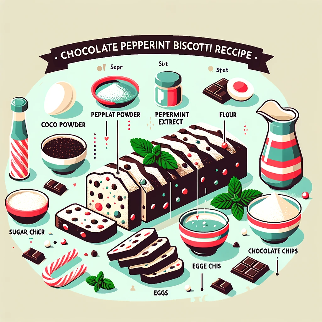 Chocolate Peppermint Biscotti Recipe