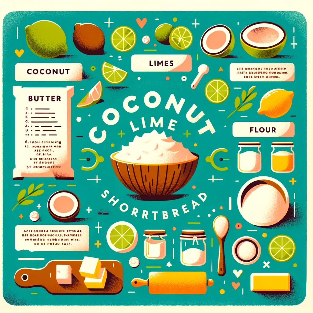 Coconut Lime Shortbread Recipe