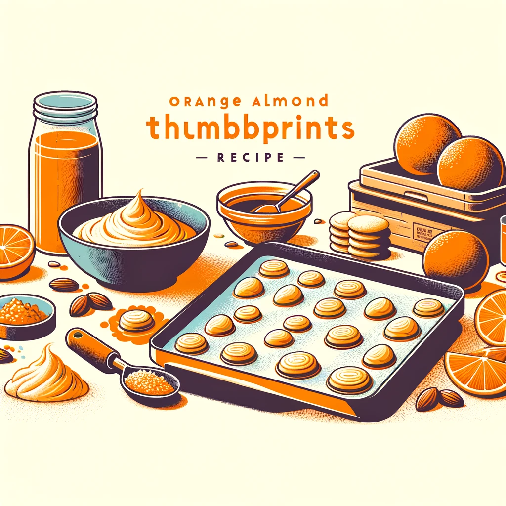 Orange Almond Thumbprints Recipe