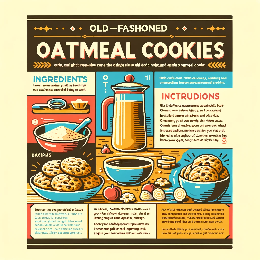 Old-Fashioned Oatmeal Cookies Recipe